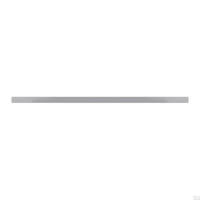 Elongated furniture handle 2110 160/256 Aluminum Chrome Polished