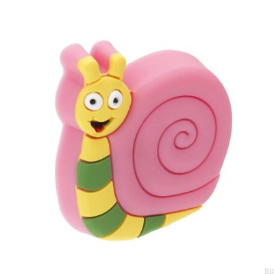 Furniture knob H152 Snail Rubber Colorful