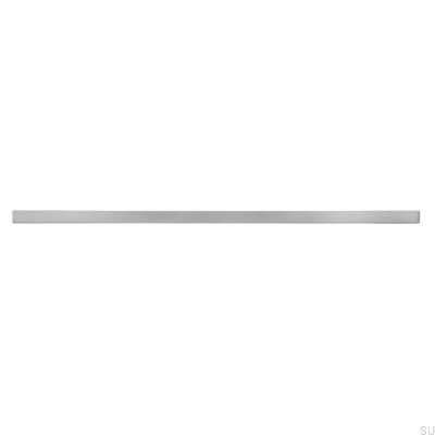 Elongated furniture handle 2110 192/288 Aluminum Chrome Polished