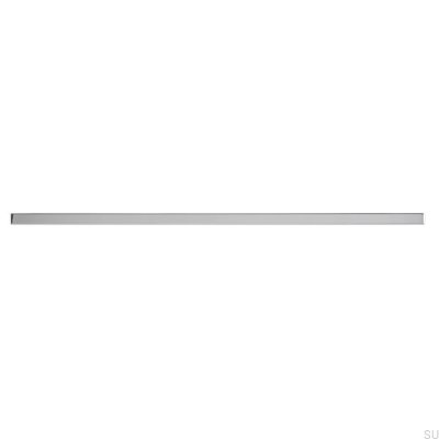 Elongated furniture handle 2110 224/320 Aluminum Chrome Polished