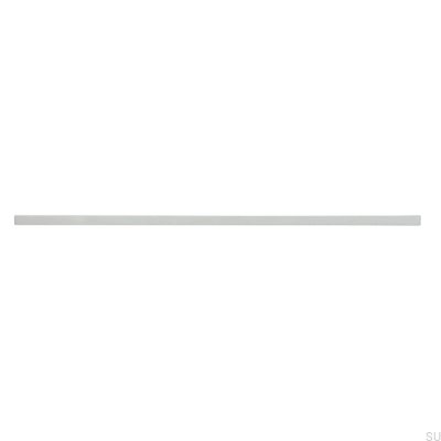 Elongated furniture handle 2110 288/384 Aluminum Brushed