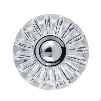 Furniture knob H119 Plastic Silver