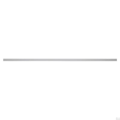 Elongated furniture handle 2110 352/448 Aluminum Brushed