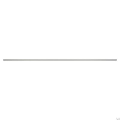 Elongated furniture handle 2110 384/480 Brushed aluminum