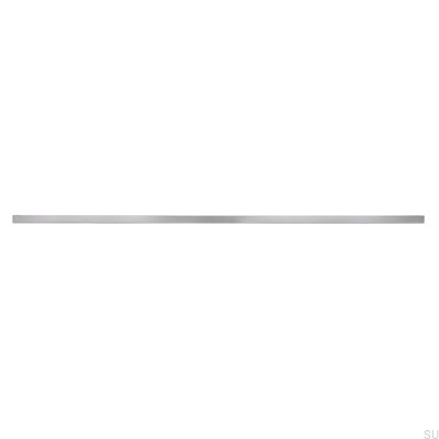 Elongated furniture handle 2110 384/480 Aluminum Chrome Polished