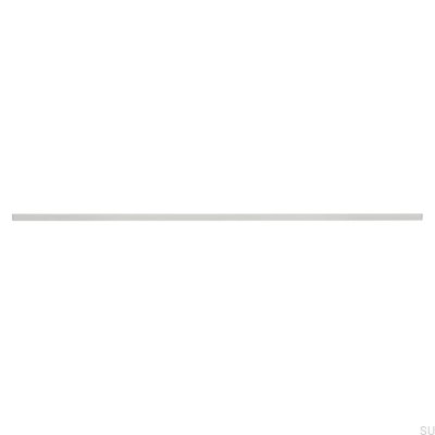 Elongated furniture handle 2110 480/576 Aluminum Brushed