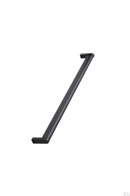 Crossing 320 Wooden Black Elongated Furniture Handle