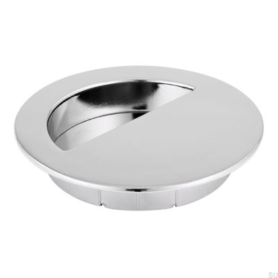 Recessed furniture handle 2151 Polished chrome