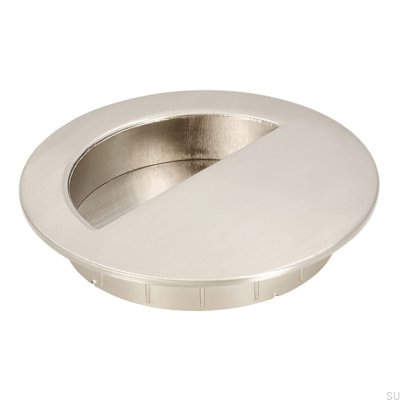 Recessed furniture handle 2151 Silver Brushed