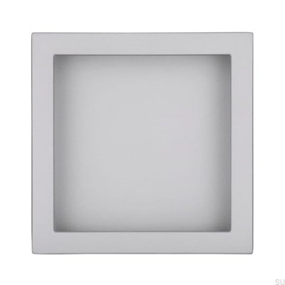 Recessed furniture handle 2152 76 Brushed aluminum