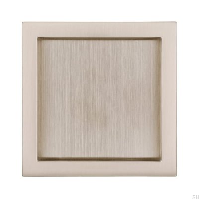 Recessed furniture handle 2152 76 Brushed silver