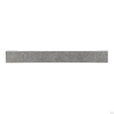 Elongated furniture handle 2157 Antique Silver