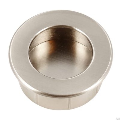 Recessed furniture handle 2159 40 Brushed silver