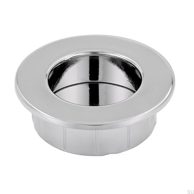 Recessed furniture handle 2159 50 Polished chrome