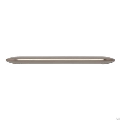 Elongated furniture handle 2182 96 Brushed silver
