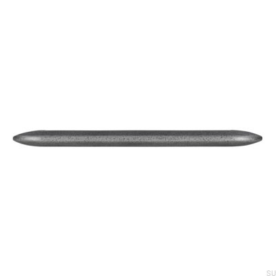 Elongated furniture handle 2182 96 Antique Silver