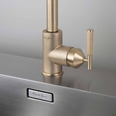 Cross Brass Kitchen Tap with European Connector
