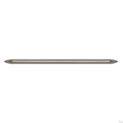 Elongated furniture handle 2182 160 Brushed silver