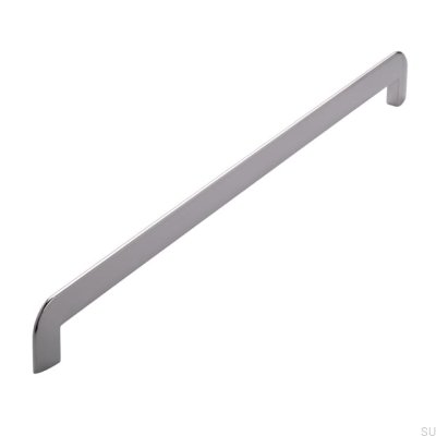 Elongated furniture handle 2182 320 Polished chrome