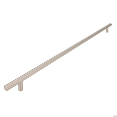 Elongated furniture handle 885 480 Silver Brushed