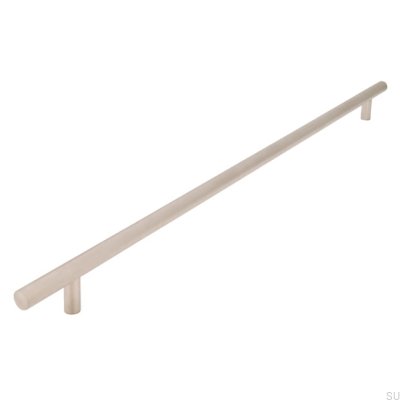 Elongated furniture handle 885 432 Matt Nickel