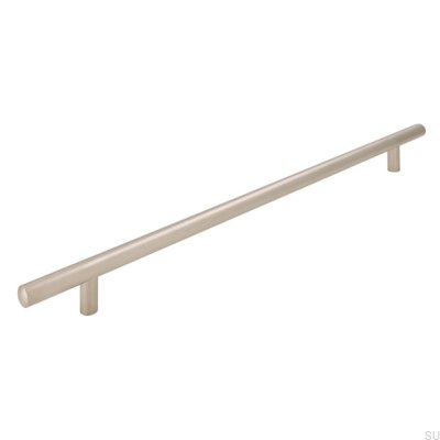 Elongated furniture handle 885 288 Matt Nickel