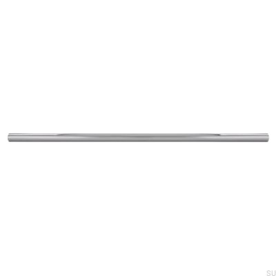 Elongated furniture handle 885 288 Polished chrome