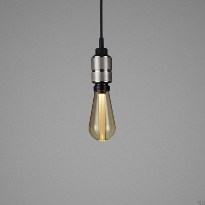 Hanging lamp without shade 1.0 Hooked S 2 m Steel Silver