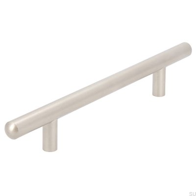 Elongated furniture handle 885 128 Matt Nickel
