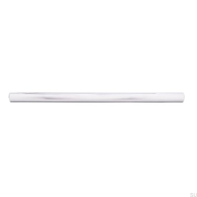 Elongated furniture handle 885 128 Polished chrome