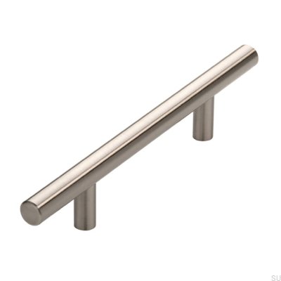 Elongated furniture handle 885 96 Brushed silver