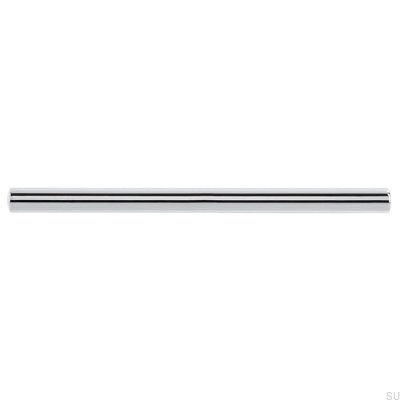 Elongated furniture handle 885 96 Polished chrome