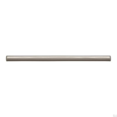 Elongated furniture handle 2183 160 Brushed silver