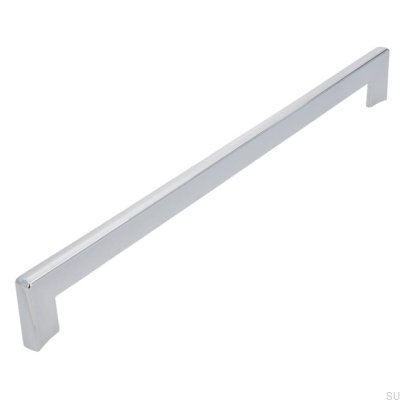 Elongated furniture handle 2183 320 Polished chrome