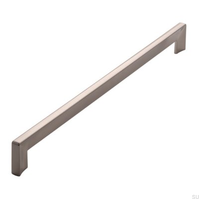 Elongated furniture handle 2183 320 Brushed silver