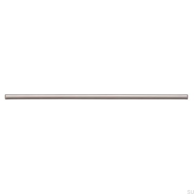 Elongated furniture handle 2183 320 Brushed silver