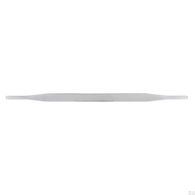 Elongated furniture handle 2197 128 Polished chrome