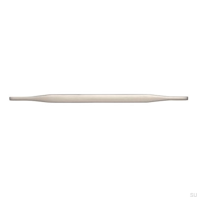 Elongated furniture handle 2197 128 Brushed silver