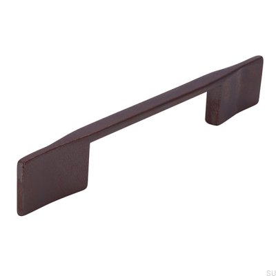 Elongated furniture handle 2197 128 Antique Bronze