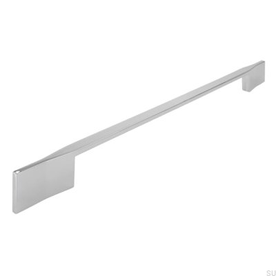 Elongated furniture handle 2197 288 Polished chrome