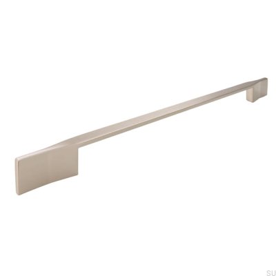 Elongated furniture handle 2197 288 Brushed silver
