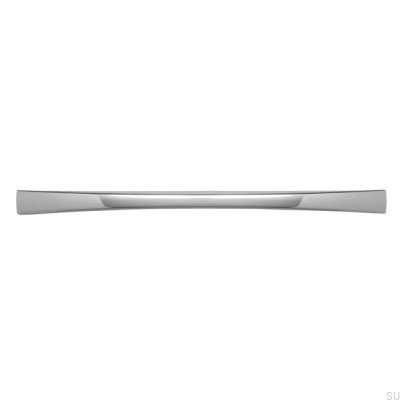 Elongated furniture handle 2198 160 Polished chrome