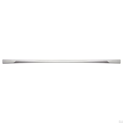 Elongated furniture handle 2198 320 Polished chrome