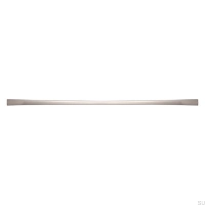 Elongated furniture handle 2198 320 Silver Brushed