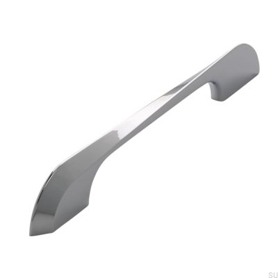 Elongated furniture handle 2211 160 Polished chrome