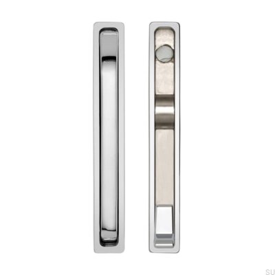 Recessed furniture hanger 2227 Polished chrome