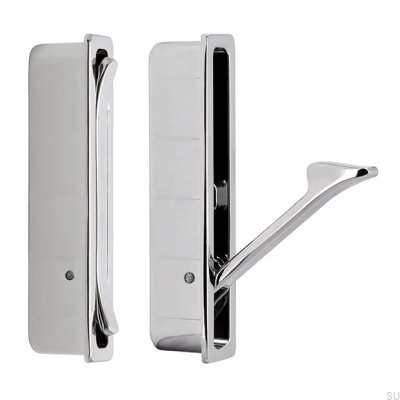 Recessed furniture handle 2231 Polished chrome