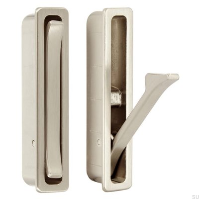 Recessed furniture handle 2231 Silver Brushed