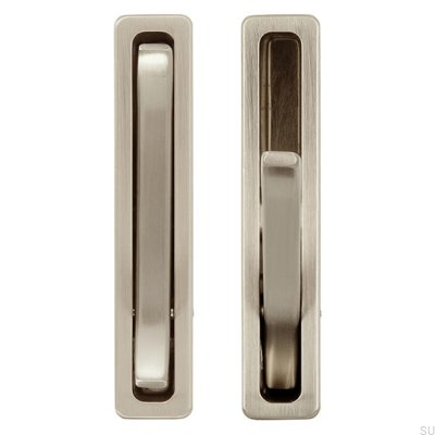 Recessed furniture handle 2231 Silver Brushed