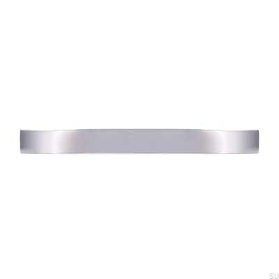 Elongated furniture handle 2266 128 Polished chrome